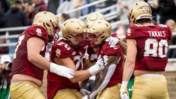 Boston College Had An Absolutely Embarrassing Field Storming After Today’s Win
