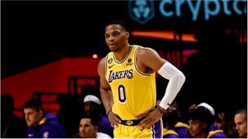 Russell Westbrook Gets Heated And Tries To Confront Lakers Fan Who Yelled ‘You F’in Suck’