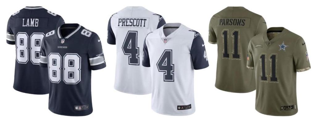 Jerseys - best gifts for dallas cowboys fans