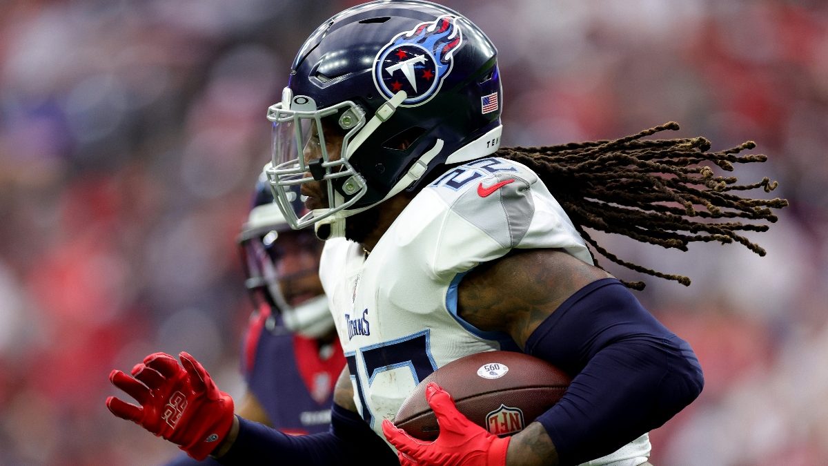 Titans' running back Derrick Henry's 75 regular season touchdowns