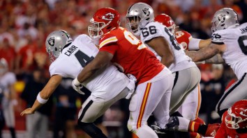Even Derek Carr Thought That Roughing The Passer Call Against The Kansas City Chiefs Was Bad