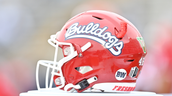 NCAA Football Coach Loses His Mind, Punches Out Press Box Window Injuring Fans Seated Below