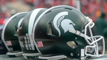 New Video Shows MSU Player Beating Up  Michigan Player With A Helmet