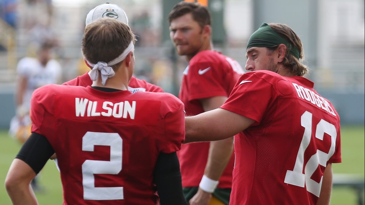 Aaron Rodgers Roasts Zach Wilson Over Infamous Viral Quote At OTAs