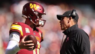 Washington Commanders Coach Ron Rivera Throws QB Carson Wentz Under The Bus Then Reverses Over Him