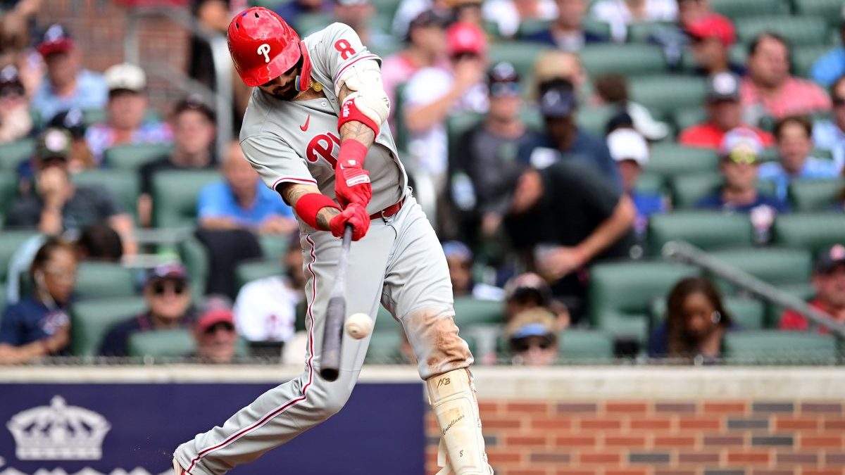 Reds' Nick Castellanos hits home run during on-air memorial