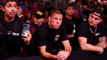 Nate Diaz Appears To Slap Member Of Jake Paul’s Entourage Backstage Of Paul-Silva Fight
