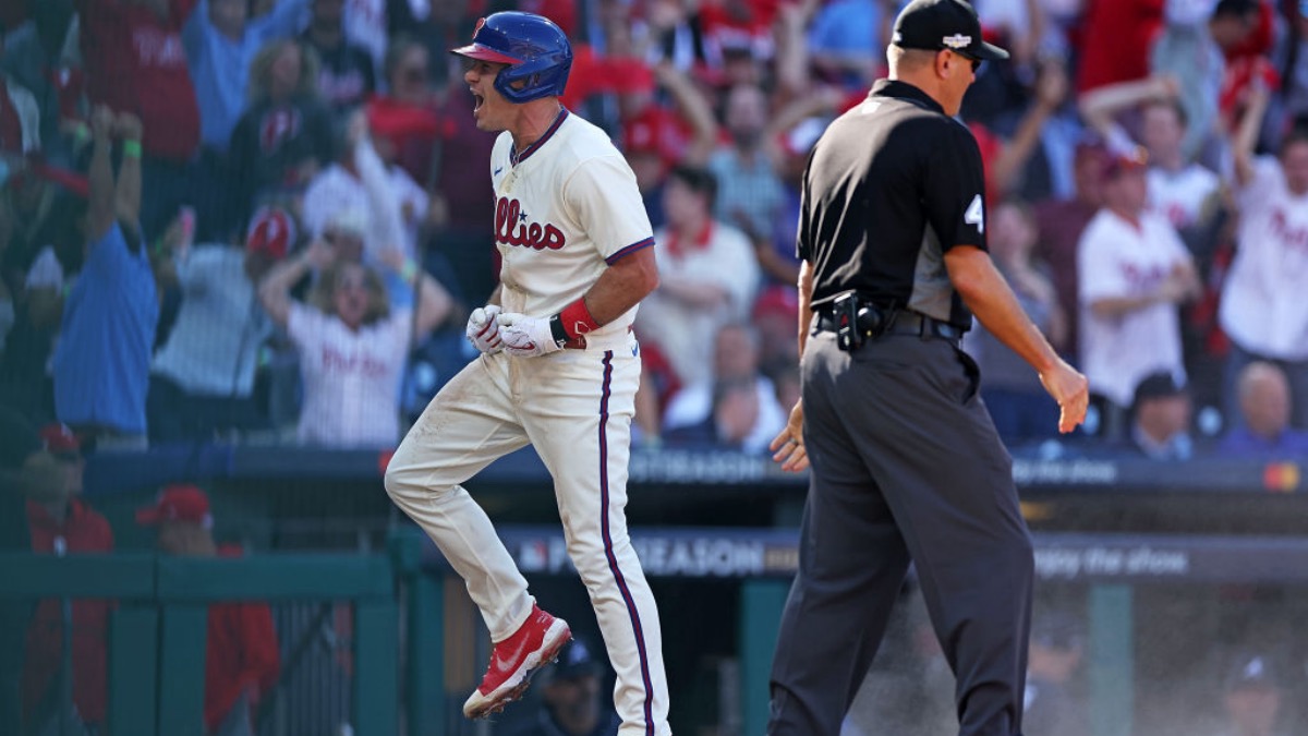 Phillies' JT Realmuto sends amusing MLB Playoffs warning ahead of series vs  Braves
