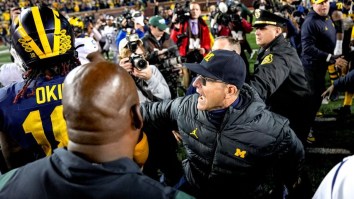 Michigan Coach Jim Harbaugh Calls For ‘Serious Criminal Charges’ Against Michigan State Players For Tunnel Brawl