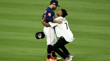 Fan Runs Onto The Field, Pleads For Selfie With Jose Altuve, And Swiftly Gets Restrained By Security
