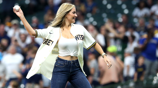 Paige Spiranac Goes Viral With Baseball-Themed Photos For World Series
