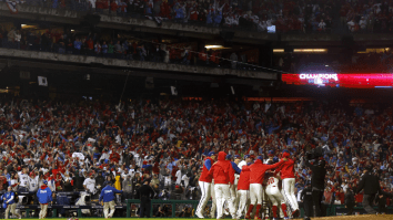 Phillies Fans Lose Their Minds, Scale Light Poles In Epic NLCS Celebration