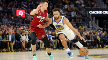 Steph Curry Put Tyler Herro On Skates Before Draining A Triple And The Internet Is Losing It