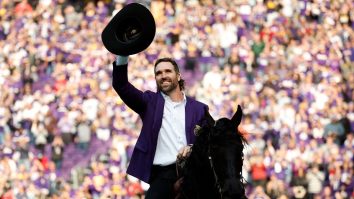 Vikings Legend Jared Allen Does The Most On-Brand Thing For His Ring Of Honor Induction