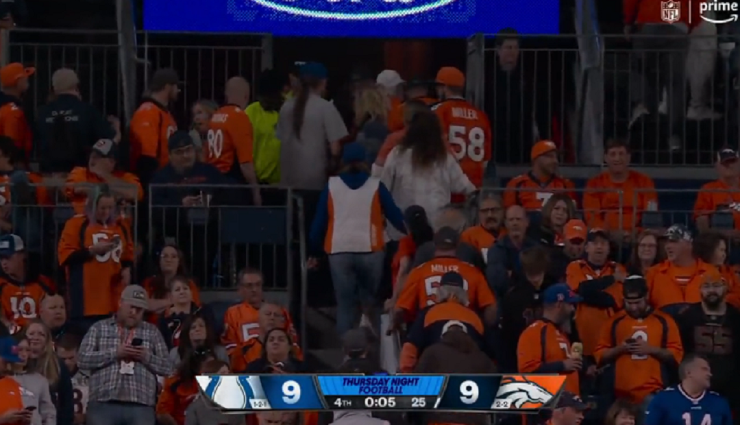 Broncos fans leave en masse before OT vs. Colts, are proven right