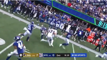 Terrible Camera Angle In Giants-Ravens Game Made Fans Dizzy And Sick