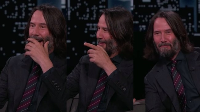 Keanu Reeves Reacts To Footage Of His 17-Year-Old Self (VIDEO)