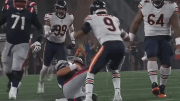 Mac Jones Kicked Bears Player In The Nuts, Gets Hit With Instant Karma