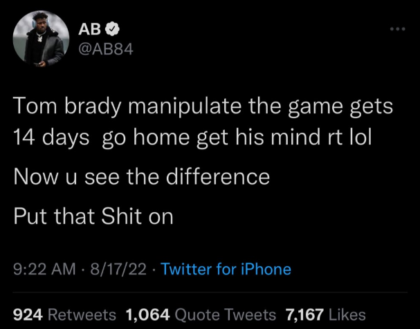 Antonio Brown Disrespectfully Takes Another Shot At Tom Brady Over ...