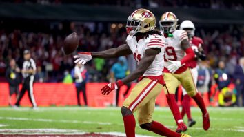 49ers WR Brandon Aiyuk Accidentally Drills Cameraman In His ‘Business’ After Scoring TD