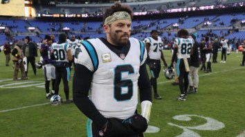 Baker Mayfield’s Career Hits Rock Bottom As He’s Been Released By The Panthers