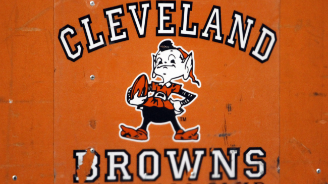 A skunk was spotted inside the Cleveland Browns stadium.