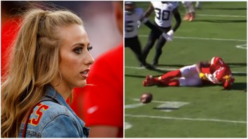 Brittany Mahomes Blasts Refs For Not Calling Penalty After JuJu Smith-Schuster Took Brutal Hit To The Head