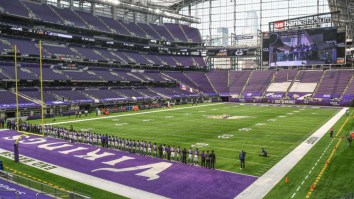 Vikings Tricked Into Putting Adult Film Star On Jumbotron During Military Tribute