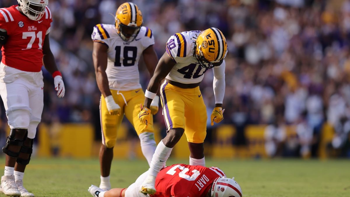 Lsu Freshman Linebacker Harold Perkins Is An Absolute Freak