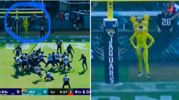 Jaguars Mascot Got Shaved And Is Wearing USA Speedo