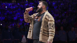 Jason Kelce’s ’50 First Dates’ Outfit Sparks Bromance With Actor Sean Astin