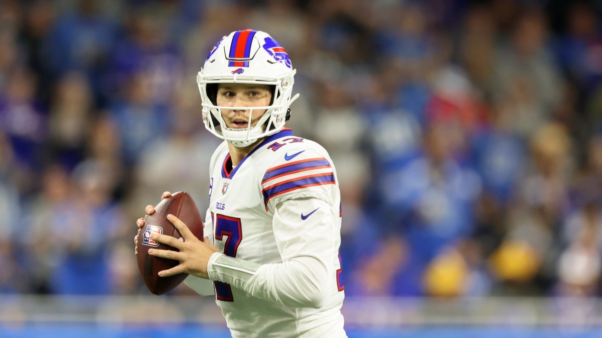 Josh Allen and Stefon Diggs Hug After Bills Thanksgiving Win