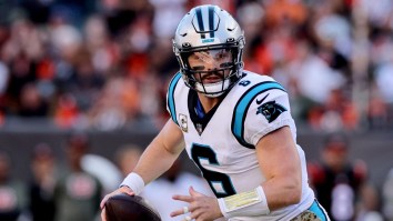 Baker Mayfield Started Headbutting Teammates Without A Helmet In Idiotic Move