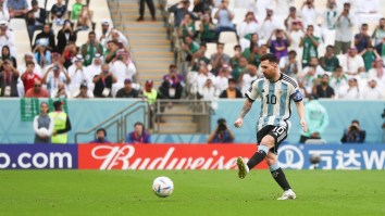 Leo Messi Reacts To Being On The Wrong End Of The Biggest Upset In World Cup History