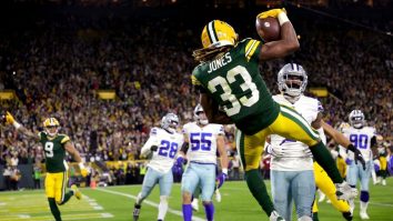 Packers RB Aaron Jones Goes Full Marshawn Lynch After Running All Over The Cowboys Defense