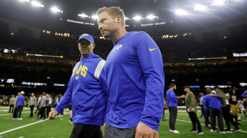 Scary Moment Seen As HC Sean McVay Takes A Brutal Shot To The Face From Rams Player