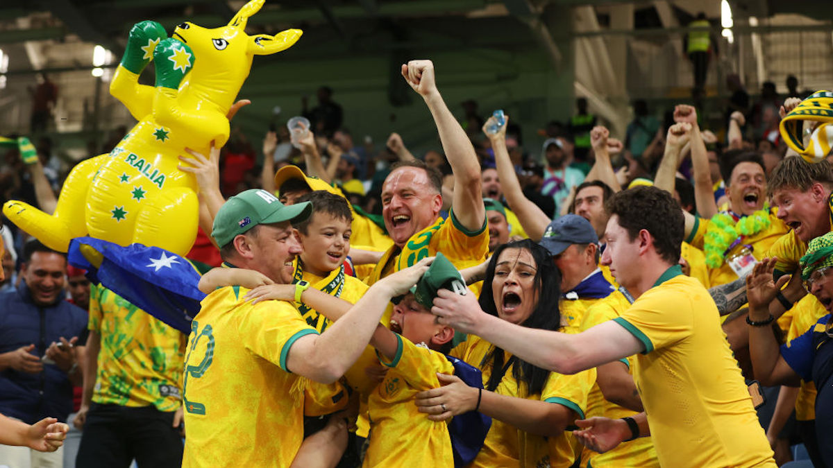 WATCH Australia Fans Celebrate World Cup Win In Melbourne