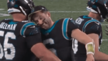 Helmetless Baker Mayfield Insanely Headbutts Teammates’ Helmets After Win