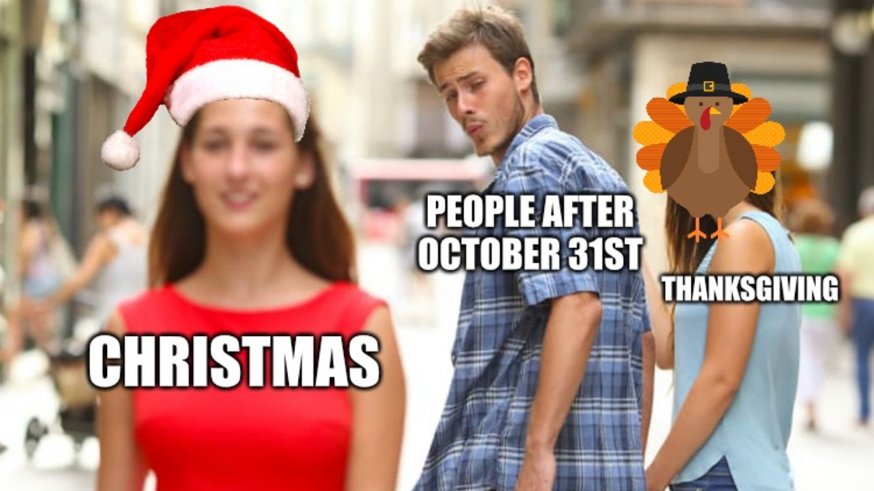 best Thanksgiving vs Christmas meme