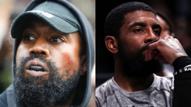 Kanye West Shows Support For Fellow Kyrie Irving
