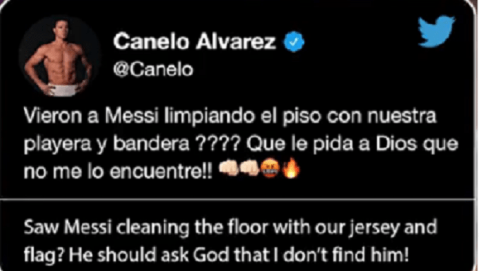 Canelo Alvarez Wants To Fight Messi For Disrespecting Mexican Jersey After World Cup Win Brobible 