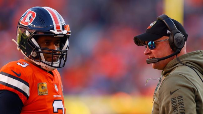 Broncos' Nathaniel Hackett addresses Russell Wilson rumors