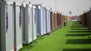 Photos Of ‘Fan Villages’ At Qatar World Cup Reveal Barrack-Like Shipping Container Rooms