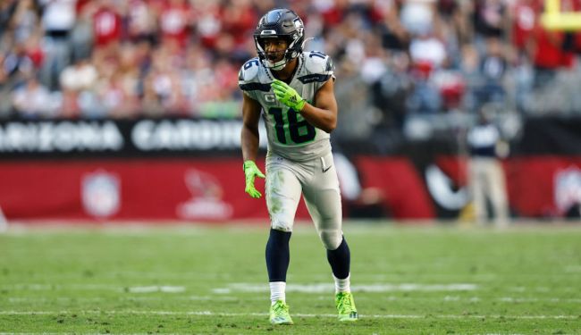 NFL Fans Debate Video Of Tyler Lockett Giving Himself Up After Catches
