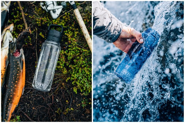 Introducing the YETI Yonder Water bottle, YETI's first plastic water bottle