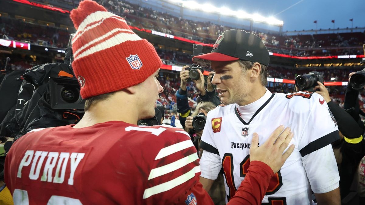 Are Tom Brady and the Buccaneers this bad? Or are Brock Purdy and the 49ers  this good?