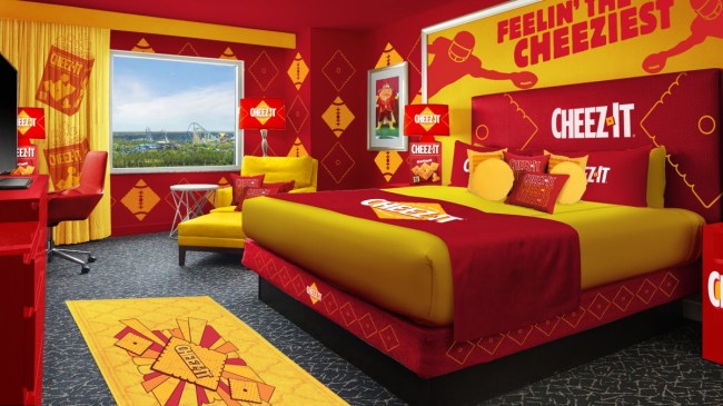 Cheez-It Bowl hotel room