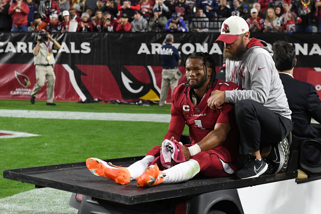 Kyler Murray carted off the field