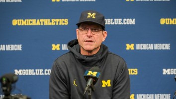 Michigan Coach Jim Harbaugh Made An Absolutely Bizarre Statement At Press Conference