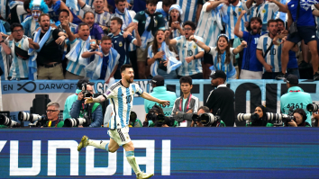 Topless Female Argentina Fan Could Face Jail Time For Her Celebration